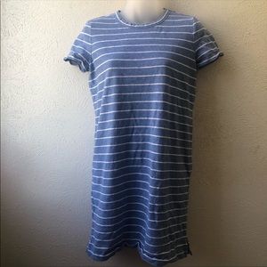 Lou & Grey Linen/Cotton Blend T-Shirt Dress Size S